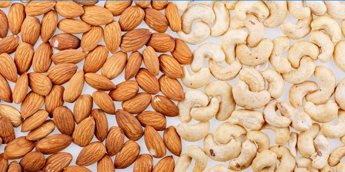 Amandes et noix de cajou