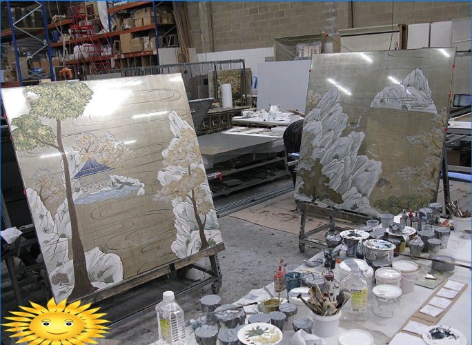 Eglomise: la technique du dessin sur verre