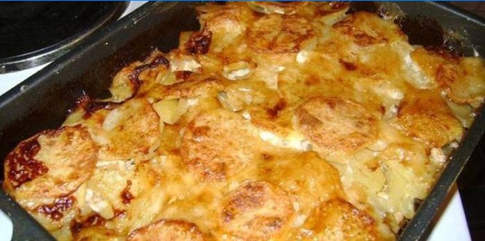 Boeuf au four avec pommes de terre