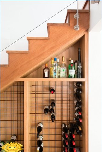 Idées pour aménager des espaces de rangement sous les escaliers