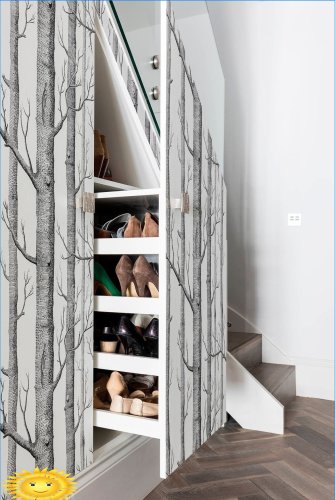 Idées pour aménager des espaces de rangement sous les escaliers