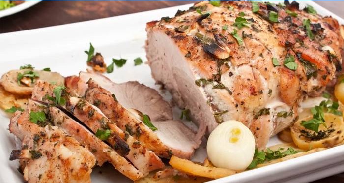 Porc maigre au four