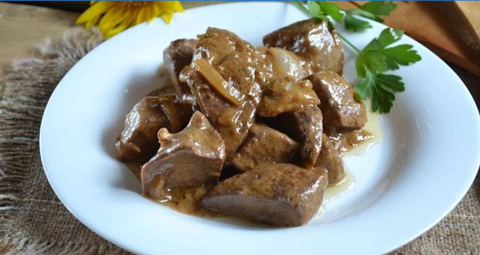 Foie de boeuf braisé