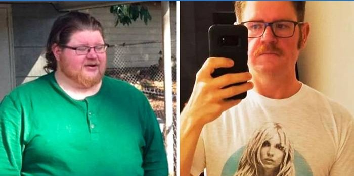 Transformation d'un homme en 18 mois