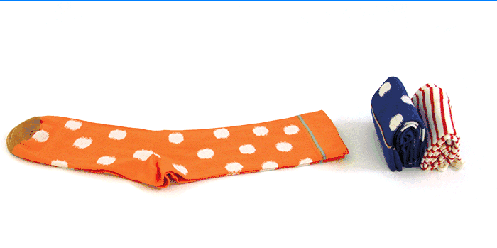 Chaussettes pliantes