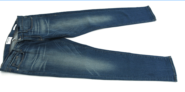 Pliage de jeans