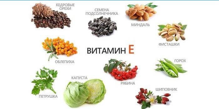 Produits de vitamine E