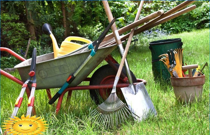 L'ensemble minimal d'outils pour le jardinage