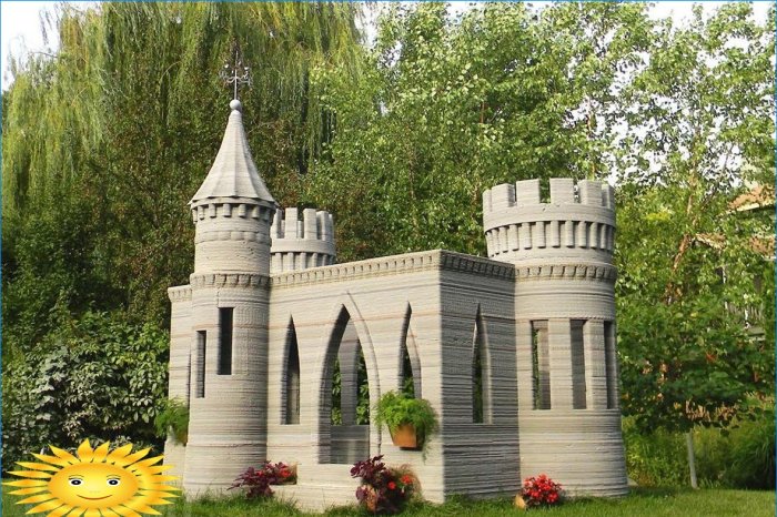 Modèle 3D d'un château médiéval