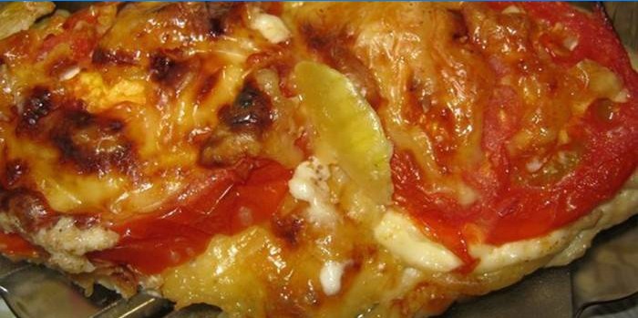 Avec tomates et fromage