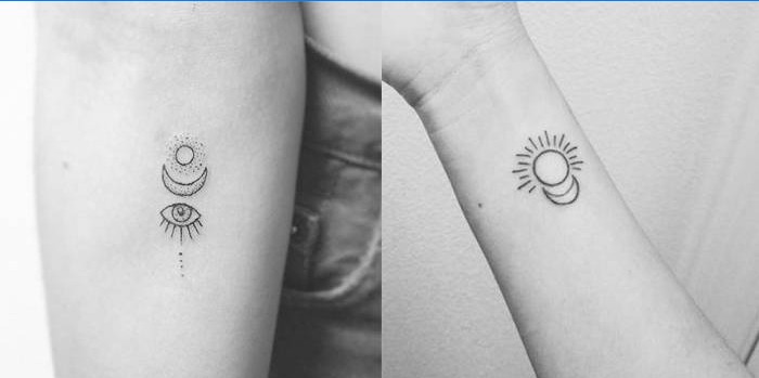 soleil et lune