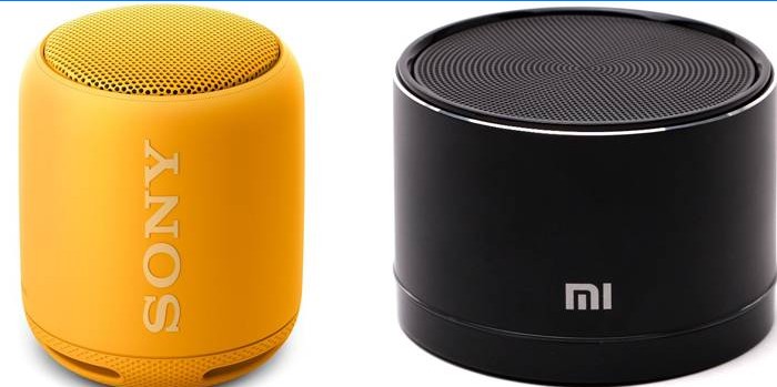 Haut-parleurs Sony et Xiaomi