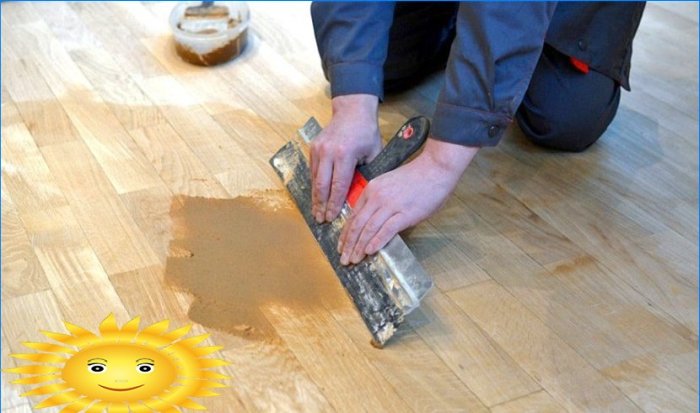 Réparer un parquet stratifié rayé