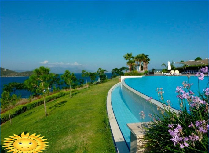 Piscines à débordement: caractéristiques et exemples de photos