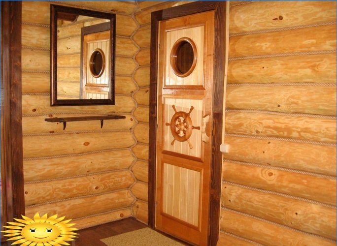 Portes pour bains, saunas, hammams: exigences, caractéristiques, équipements