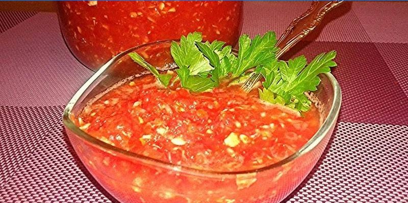 Sauce tomate et persil