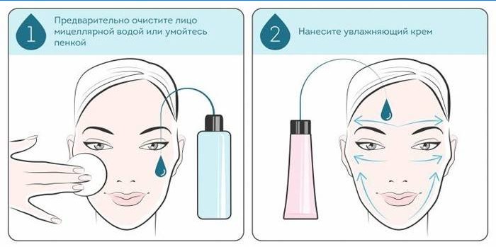 Les première et deuxième étapes du maquillage