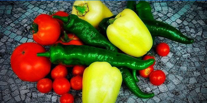 Tomates et poivrons