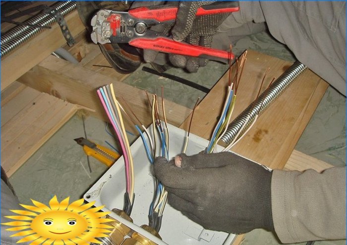 Règles d'installation du câblage électrique dans une maison en bois