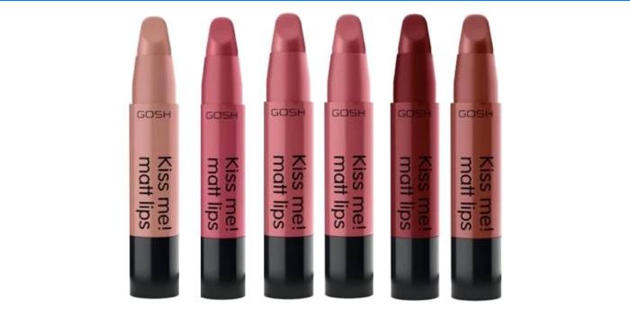 Gosh Kiss Me! Lèvres mates