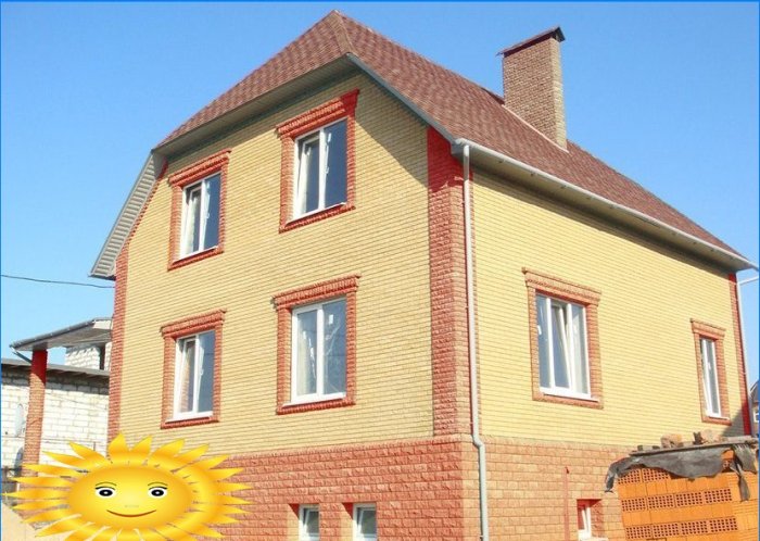 Revêtement mural: comment brique une maison de vos propres mains