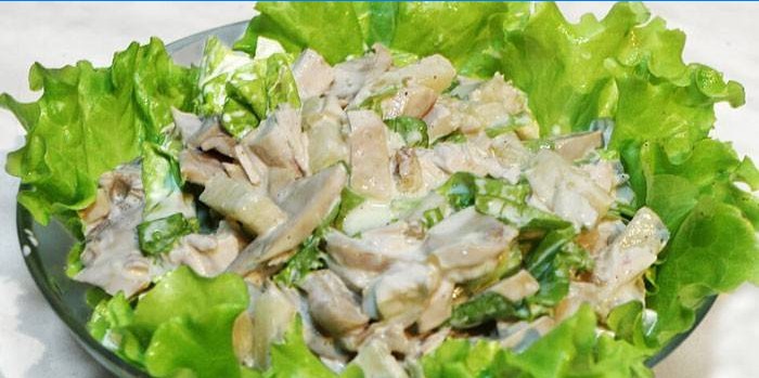 Portion de salade de poulet