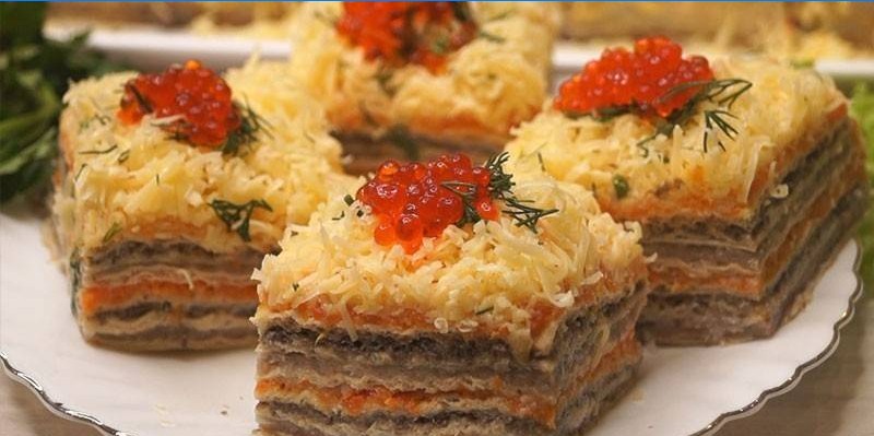 Gâteau au hareng au fromage