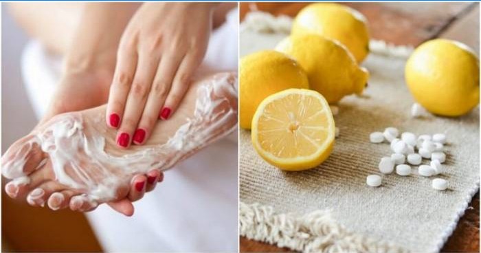 Aspirine au citron pour les jambes