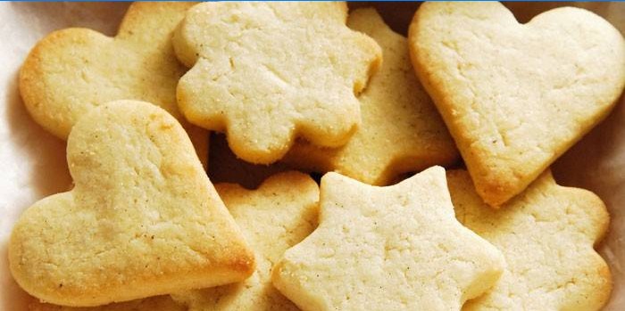 Biscuits sablés en gras