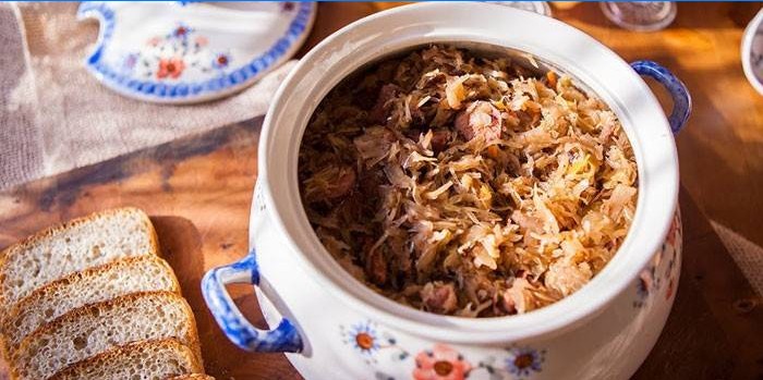 Bigos dans un pot