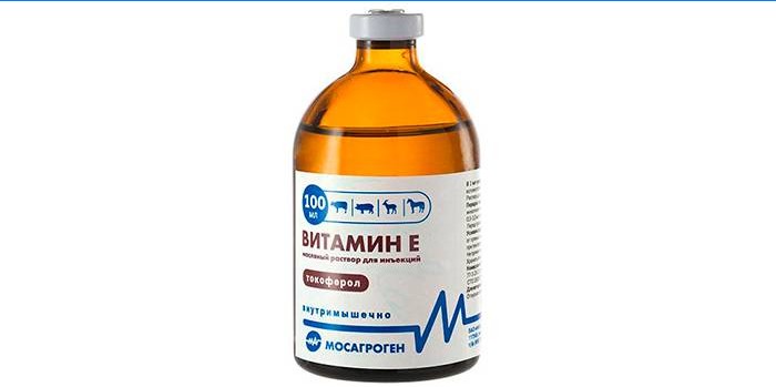 Solution d'huile de vitamine E