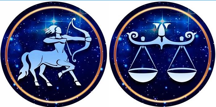 Sagittaire et Balance