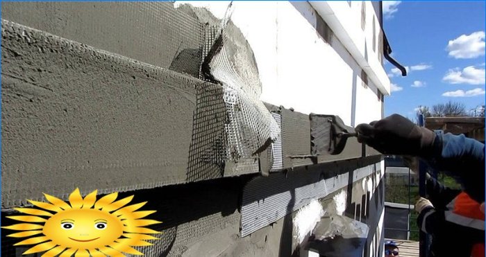 Technologie de façade humide