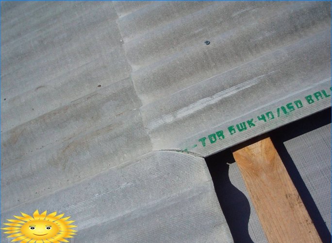 Toit bricolage: toit en ardoise