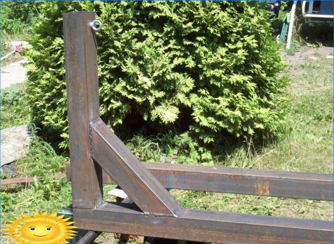 Assemblage de structures métalliques à partir d'un tuyau professionnel par soudage