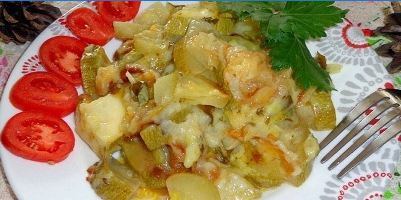 Courgettes mijotées à la crème sure