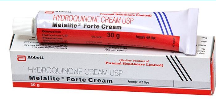 Crème d'hydroquinone