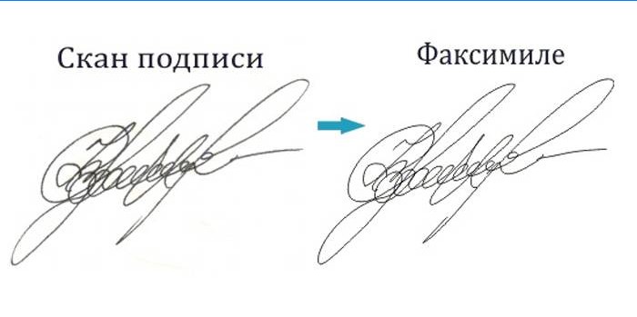 Signature numérisée