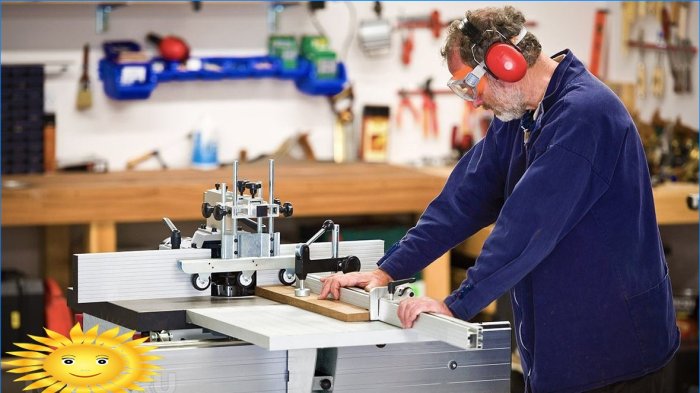 Atelier à domicile: fraiseuse à bois