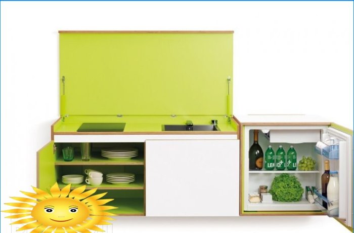 Choisir une kitchenette modulable. Astuces, caractéristiques, fonctionnalités