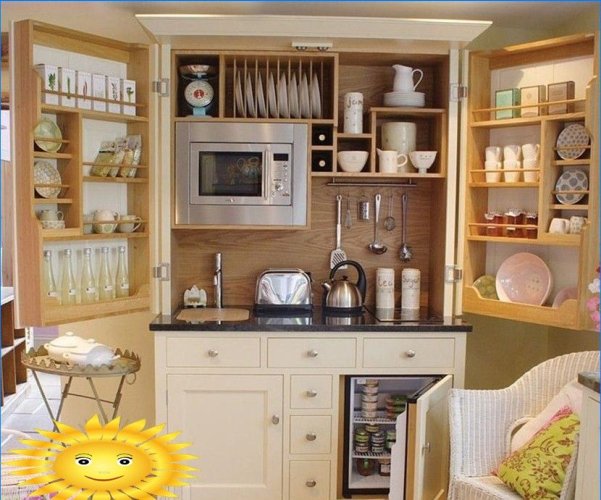 Choisir une kitchenette modulable. Astuces, caractéristiques, fonctionnalités