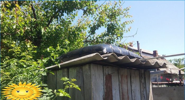 Réservoir de douche flexible