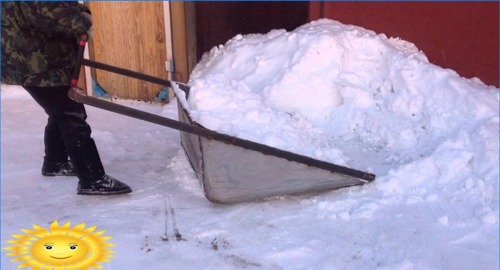 Comment fabriquer une pelle ou un grattoir à neige