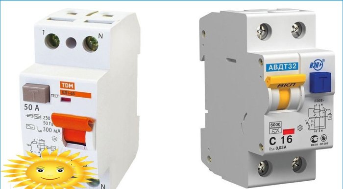RCD électromécanique et électronique