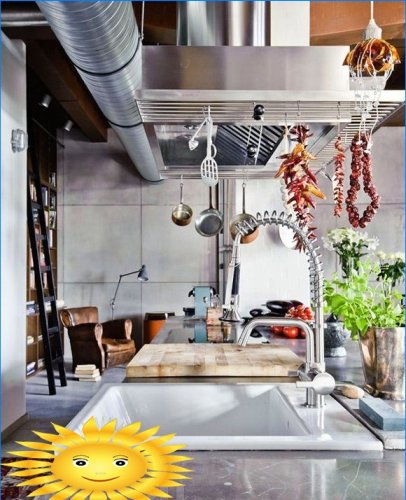 Cuisine avec îlot: 20 photos de design d'intérieur de cuisine