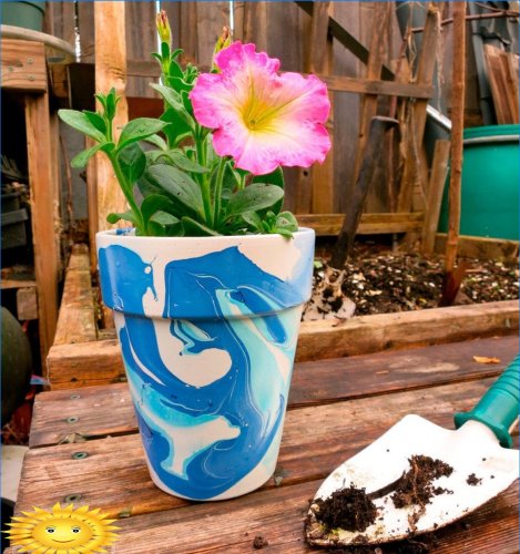 Décor de pot de fleur bricolage
