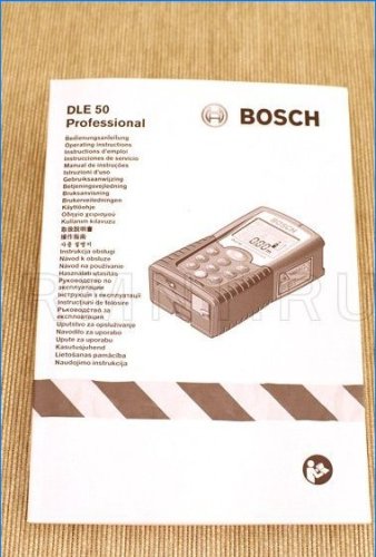 Bosch DLE 50 Professional - manuel