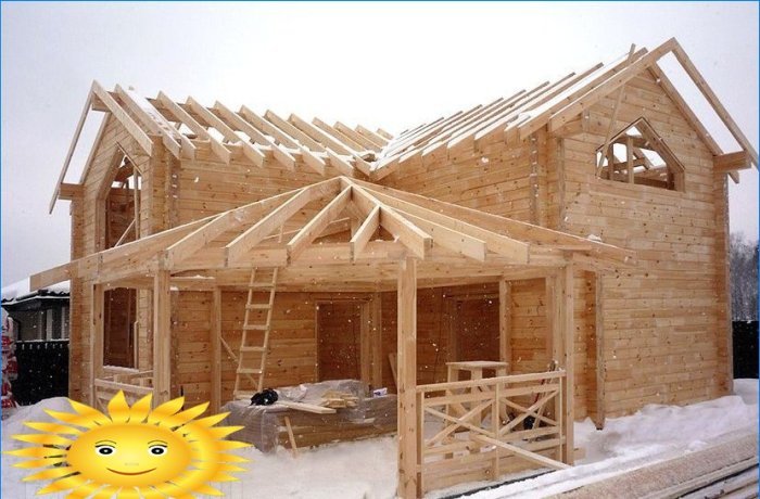 Maison de bricolage: comment construire en hiver