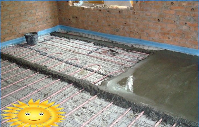 Plancher chauffant à eau à faire soi-même. Calcul et installation