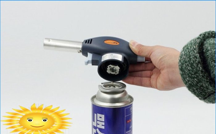 Brûleur à gaz sur un bidon. Choix, utilisation